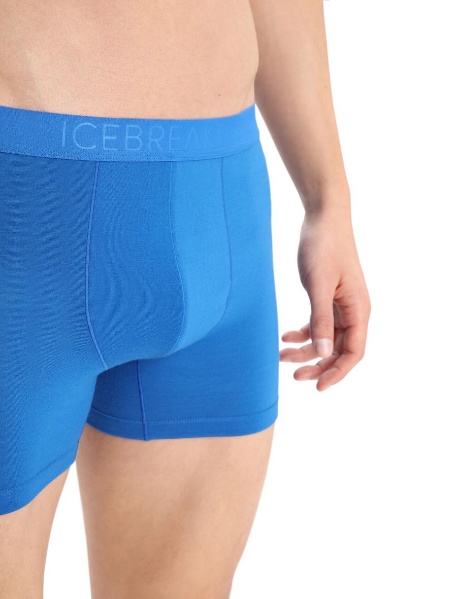 Bielizny Icebreaker Cool-Lite™ Merino Anatomica Boxers Męskie Niebieskie | PL 1627QMAZ